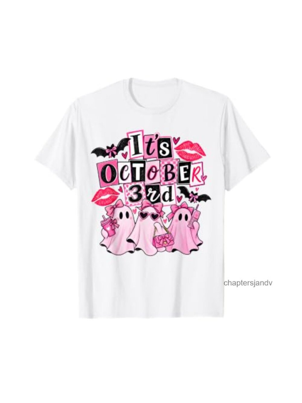 Coquette Ghost Halloween T-Shirt Classic Fit Cotton Tee